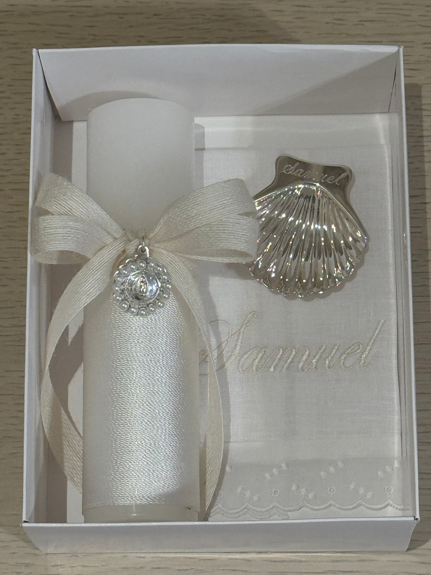 Set de Bautizo con Medalla de la Virgen de Guadalupe - Personalizado