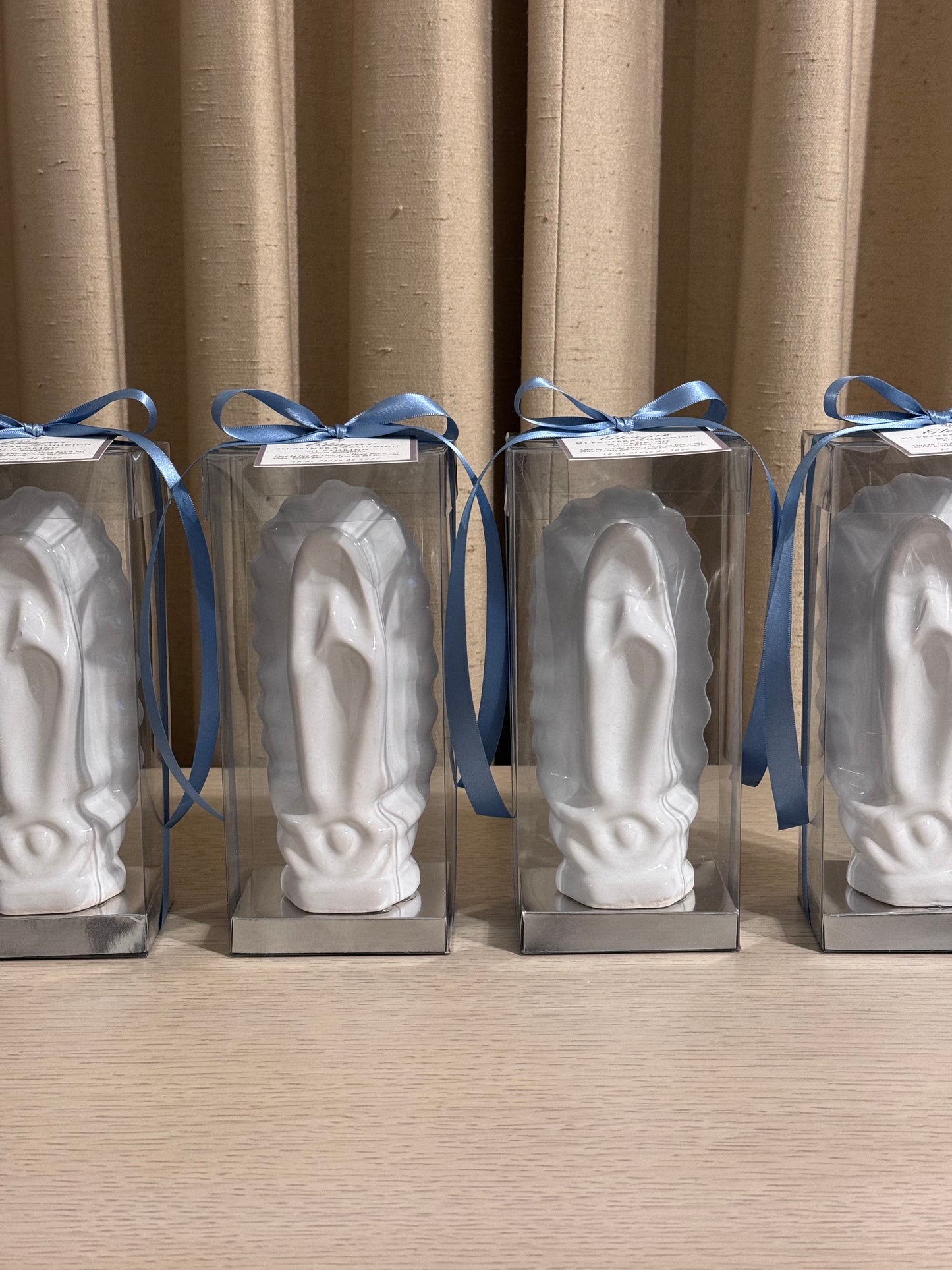 Virgencita de Guadalupe de Cerámica 18 cm / Paquete de 10 piezas
