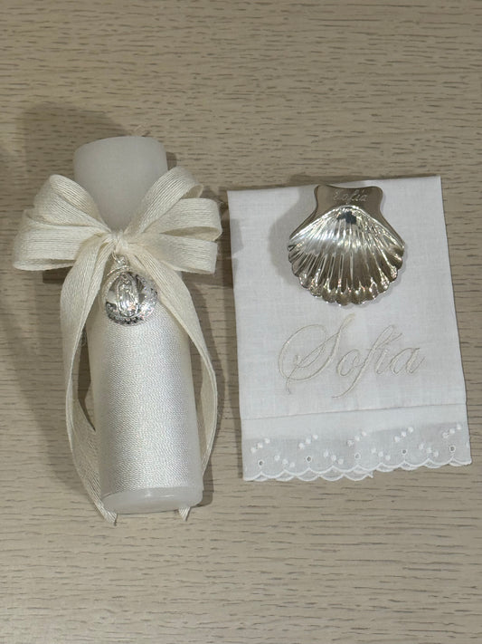 Set de Bautizo con Medalla de la Virgen de Guadalupe - Personalizado