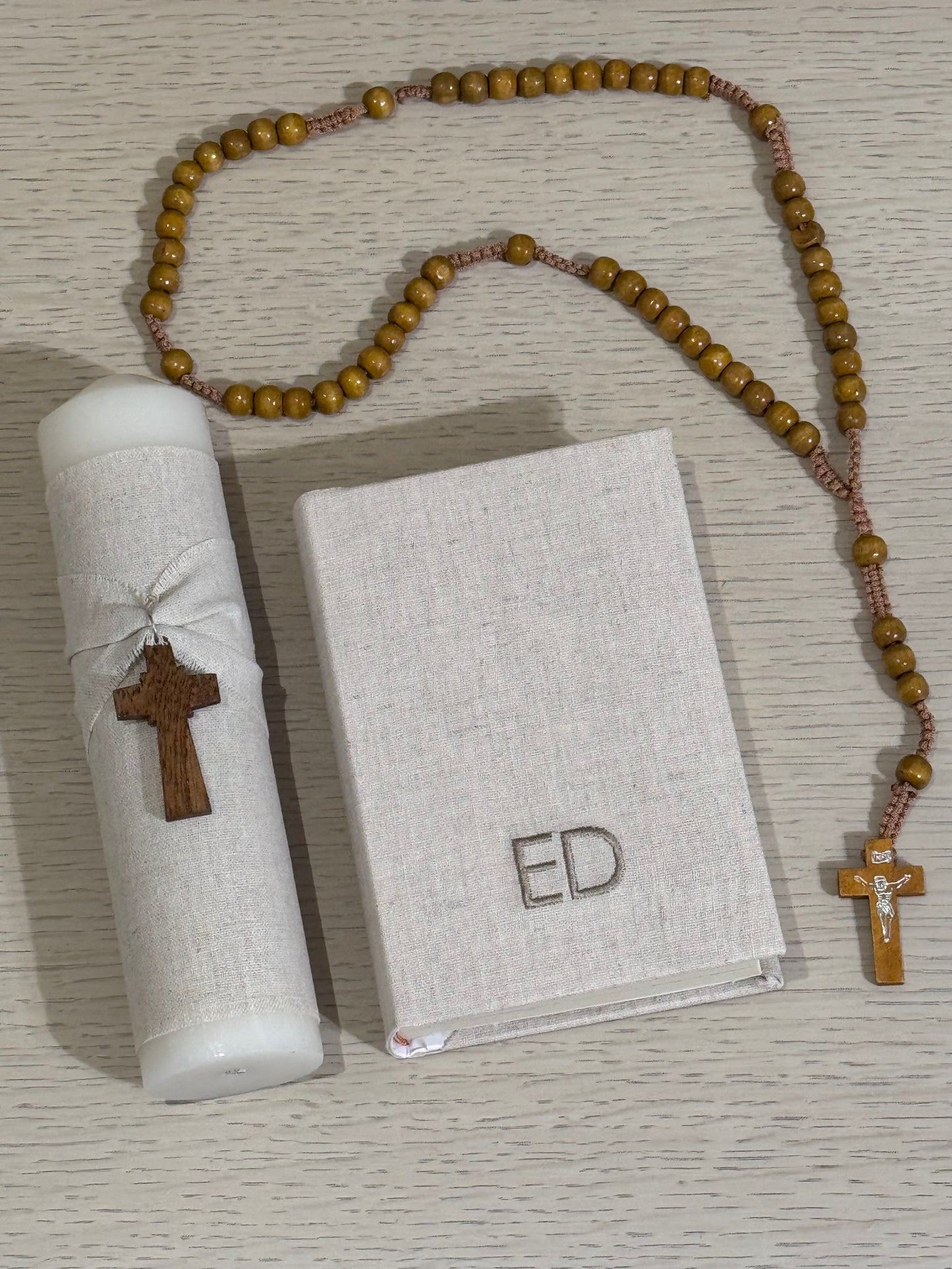Set de Primera Comunión Cruz - Personalizado