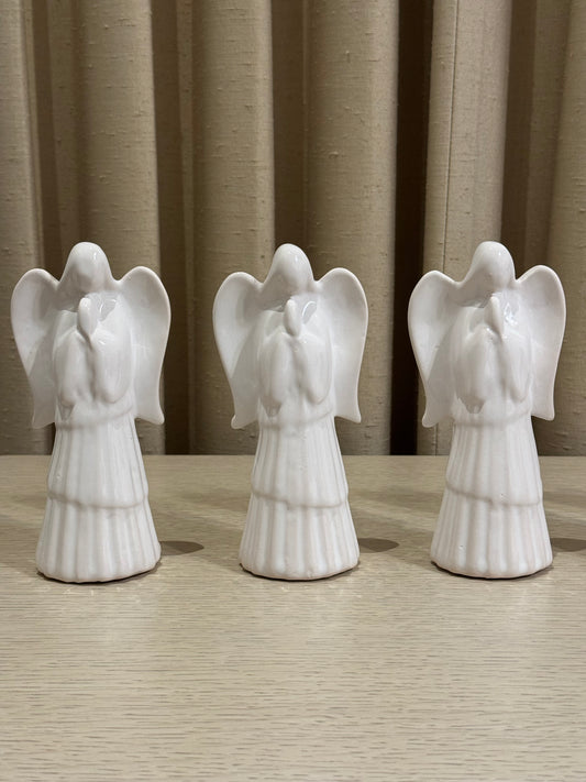 Ángel de Cerámica 18 cm / Paquete de 10 piezas