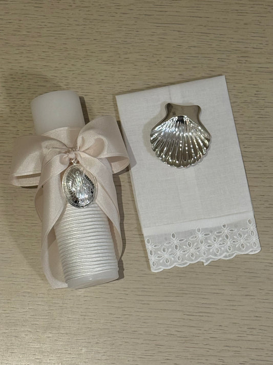 Set de Bautizo con Medalla de la Virgen Milagrosa