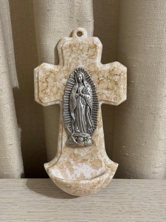 Pila Agua Bendita Virgen de Guadalupe