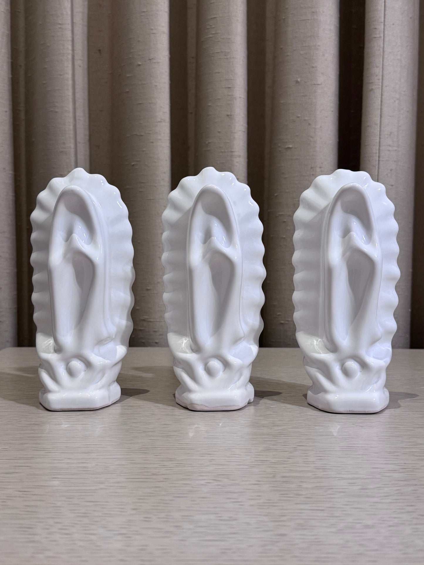 Virgen de Guadalupe de Cerámica 18 cm / Paquete de 10 piezas
