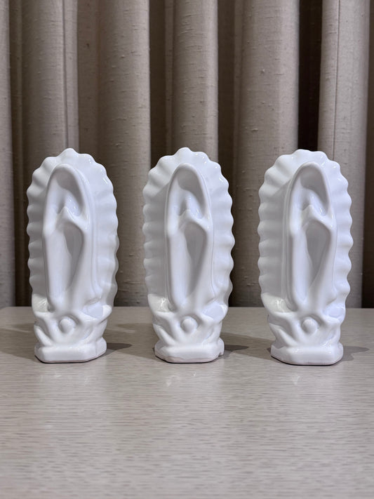 Virgencita de Guadalupe de Cerámica 18 cm / Paquete de 10 piezas