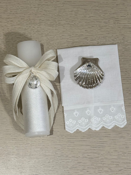 Set de Bautizo con Medalla de San Benito