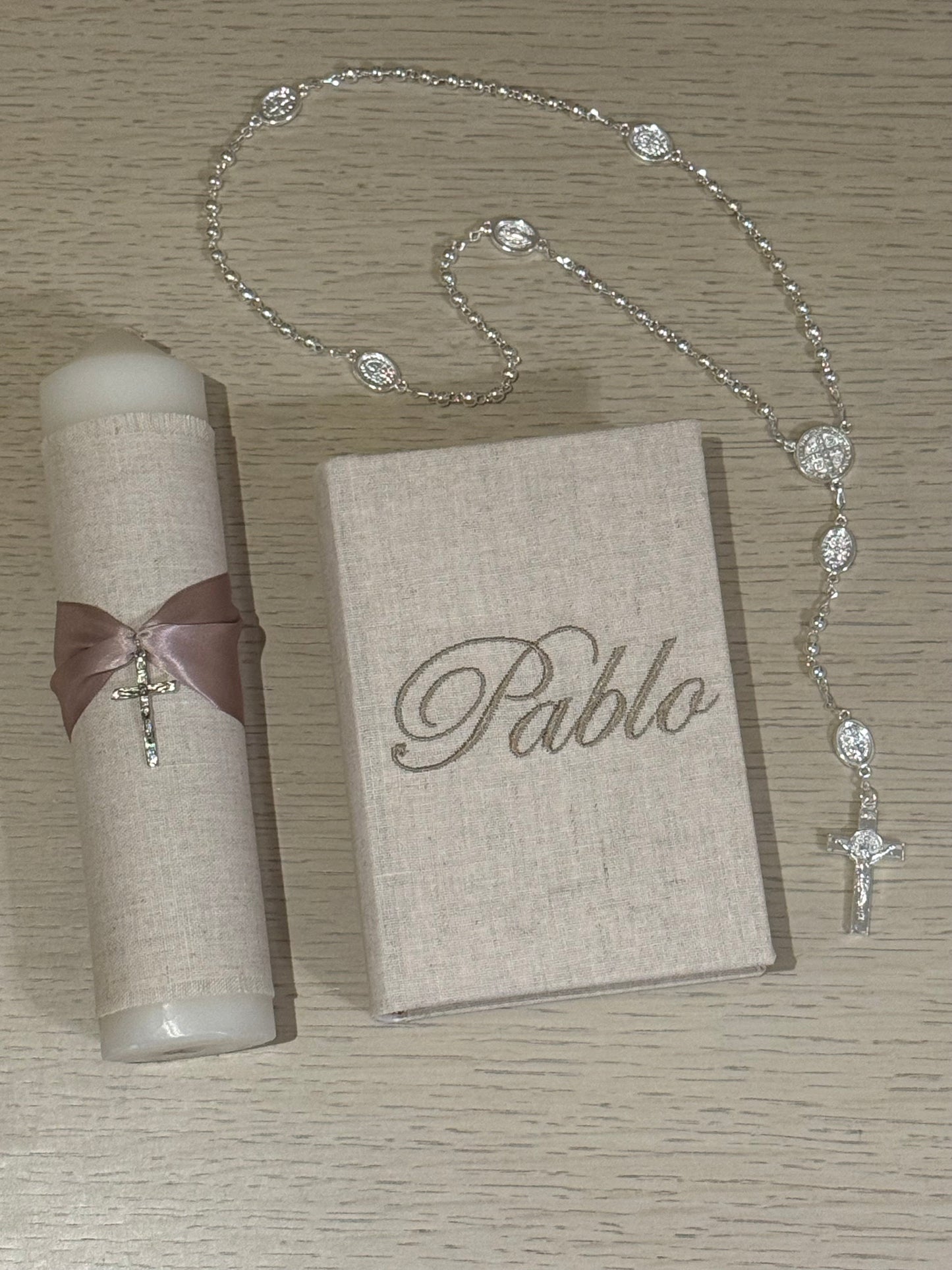 Set de Primera Comunión Cruz - Personalizado