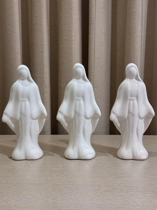 Virgen Milagrosa de Cerámica 20 cm / Paquete de 10 piezas