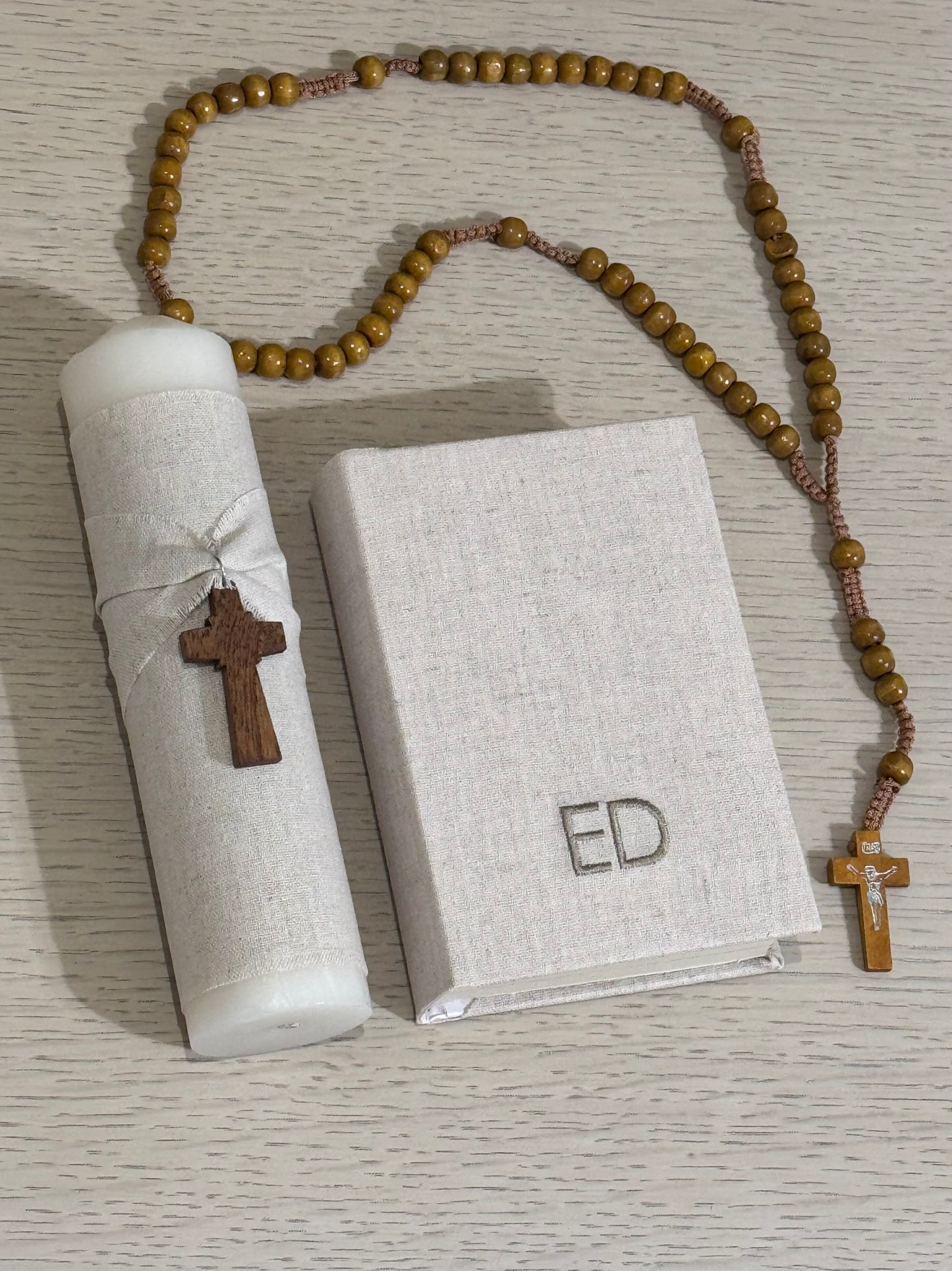 Set de Primera Comunión Cruz - Personalizado
