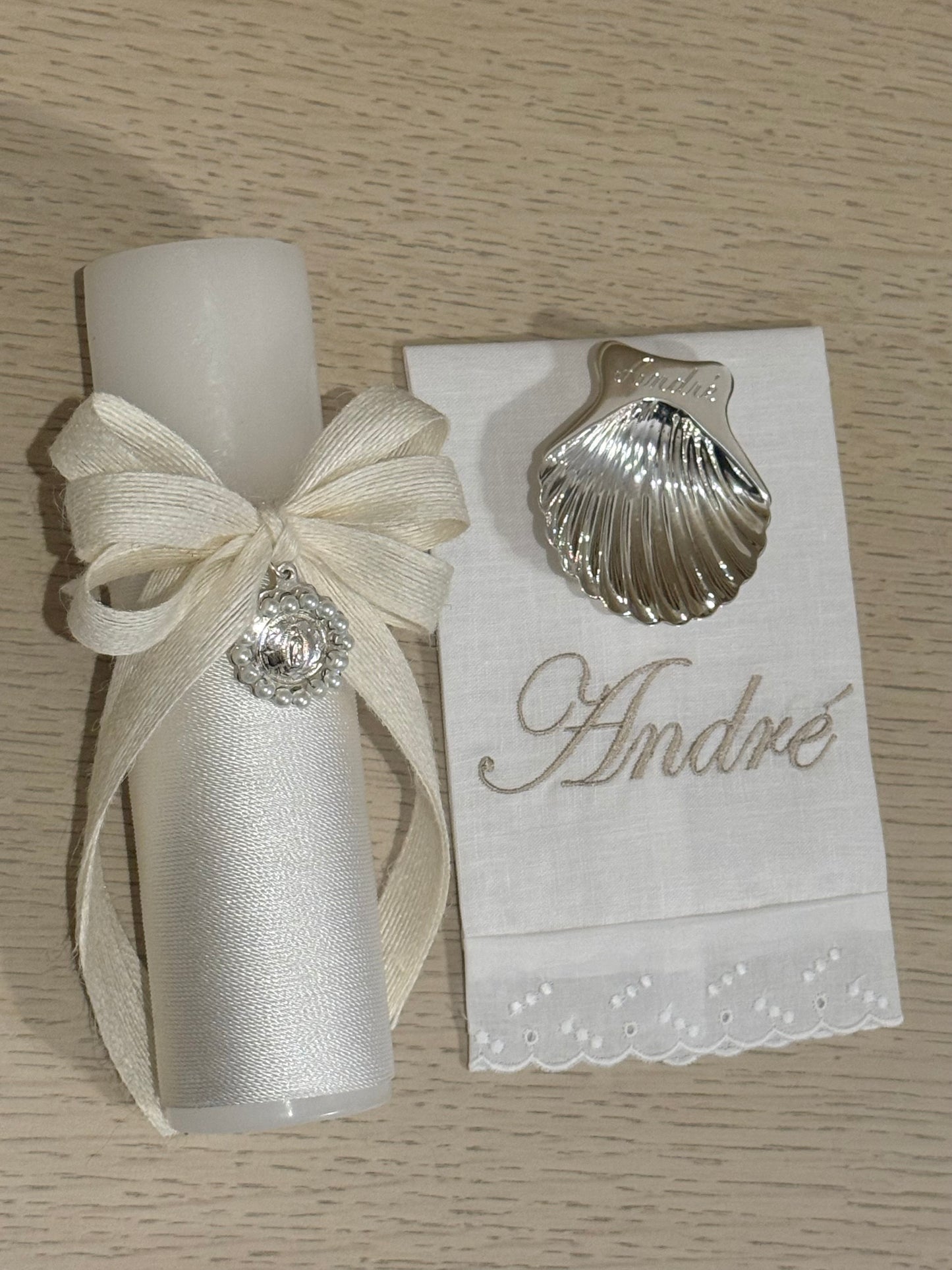 Set de Bautizo con Medalla de la Virgen de Guadalupe - Personalizado