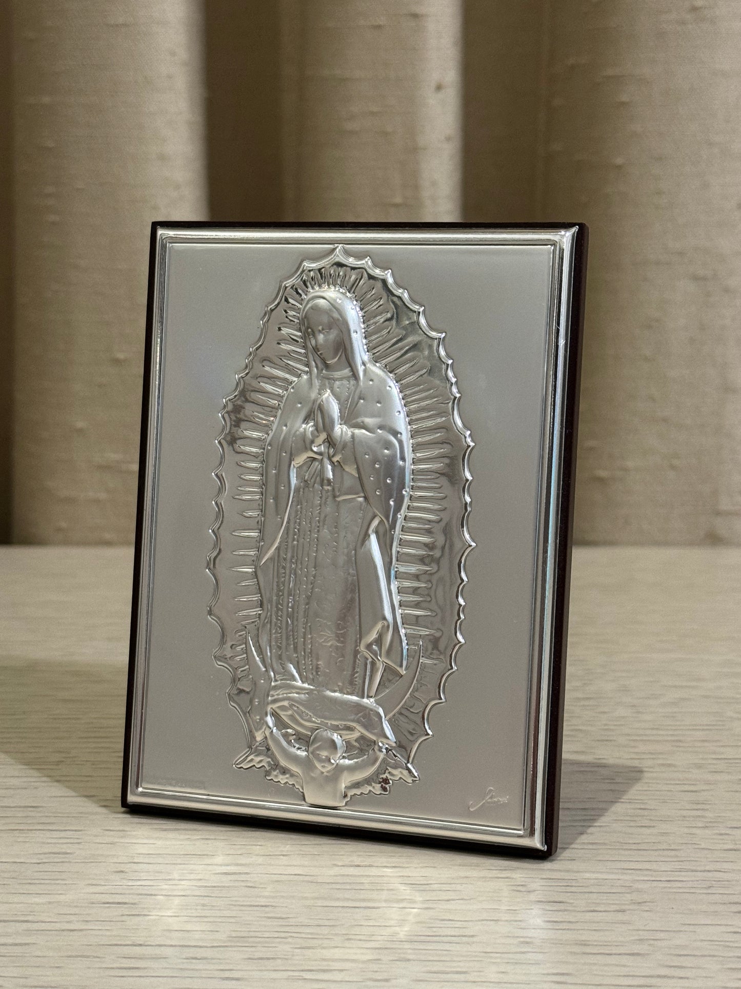 Cuadro Virgen de Guadalupe Plata .925