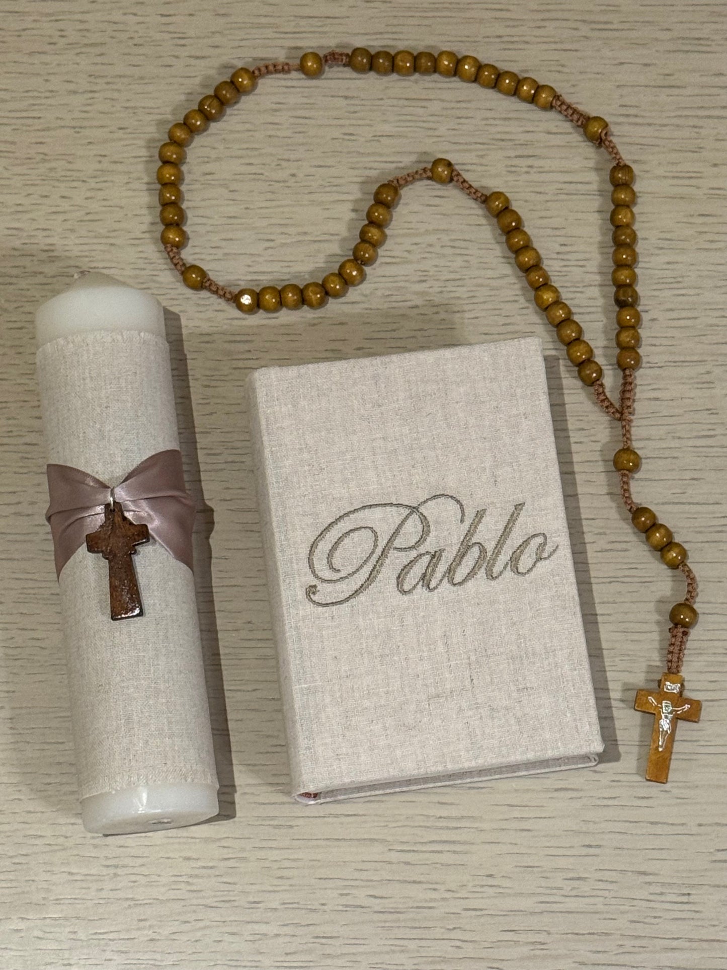 Set de Primera Comunión Cruz - Personalizado