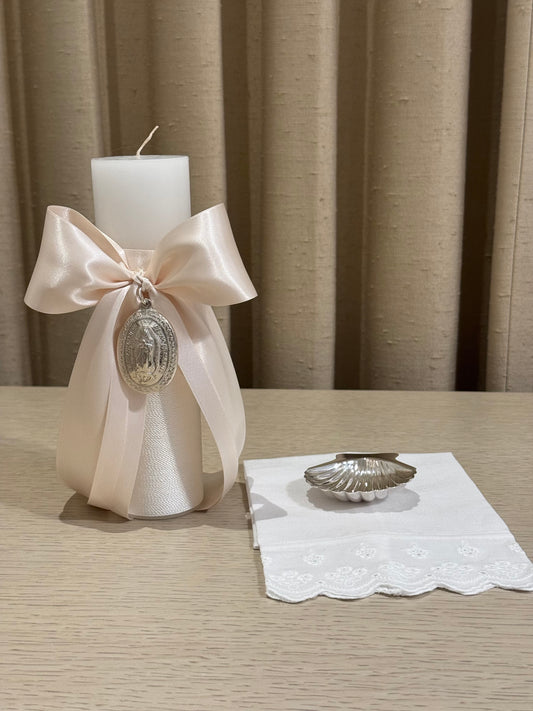 Set de Bautizo con Medalla de la Virgen de Guadalupe