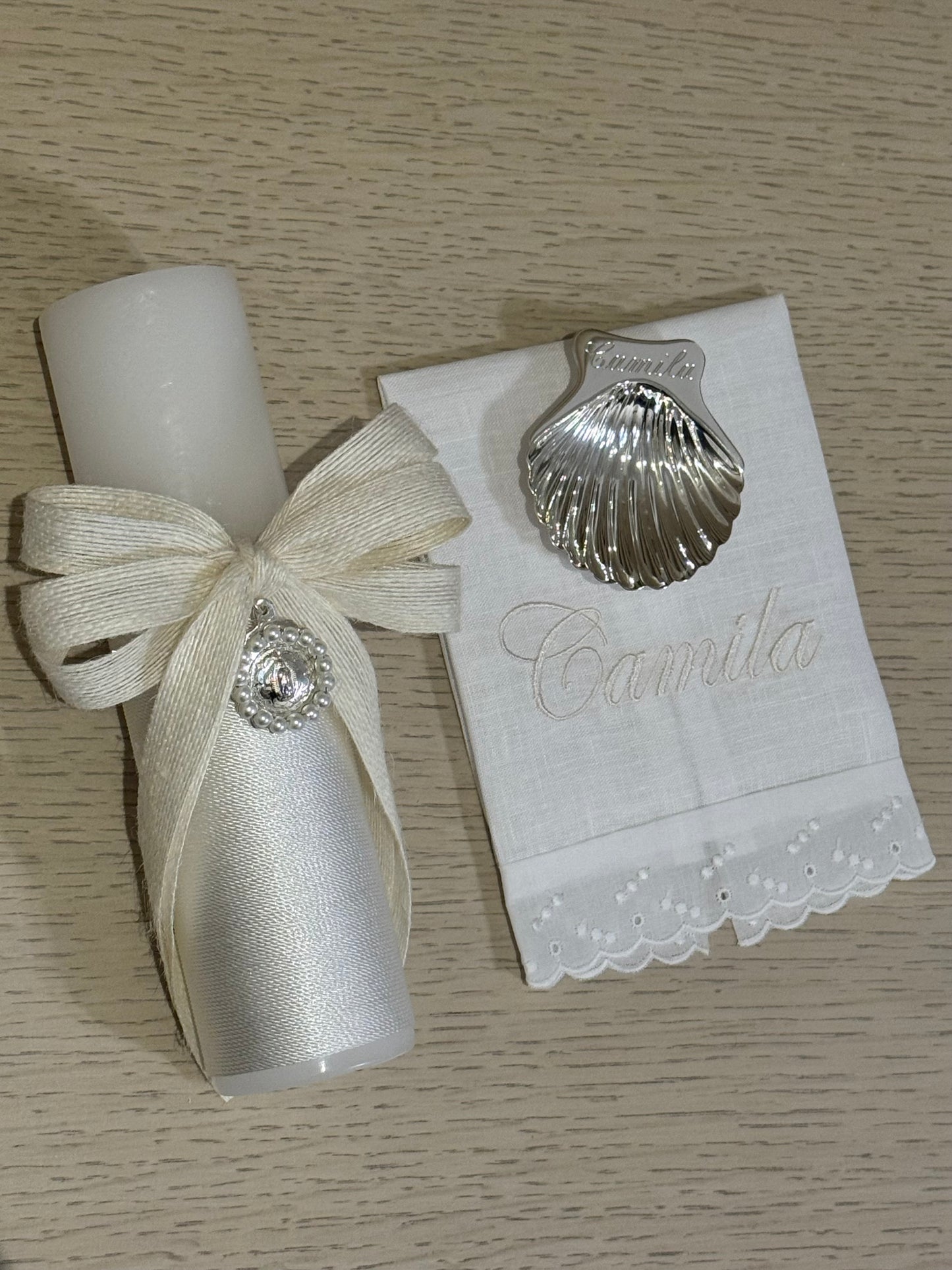 Set de Bautizo con Medalla de la Virgen de Guadalupe - Personalizado