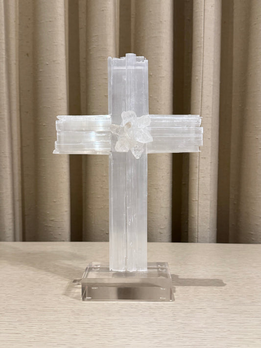 Cruz de Selenita 27 cm