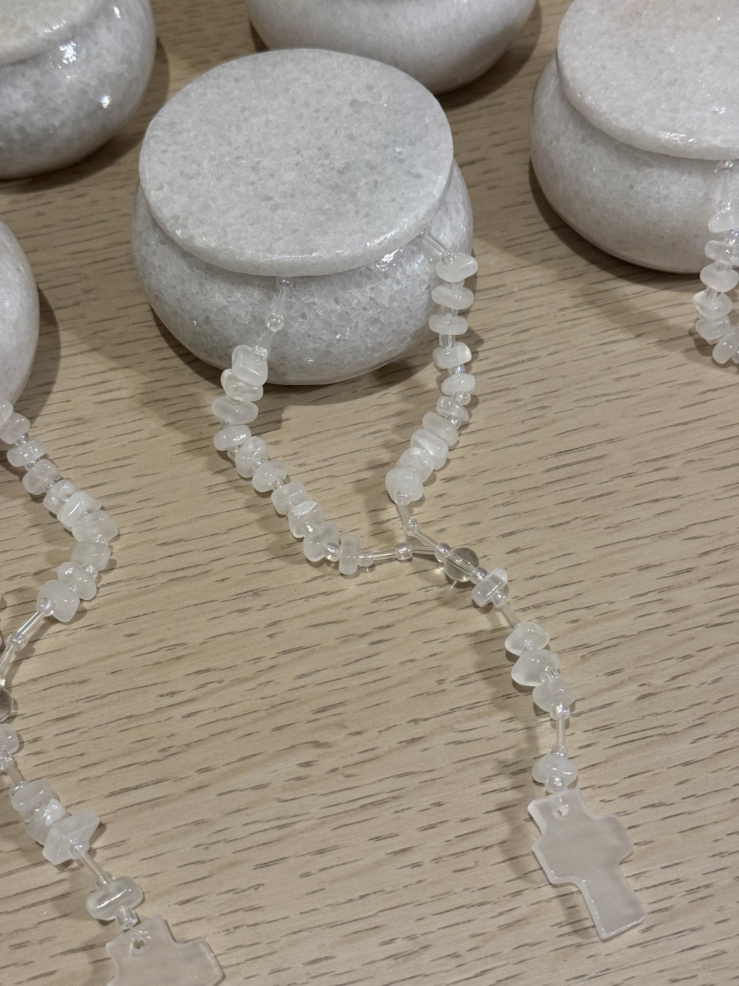 Alhajero de Mármol y Rosario de Ónix / Paquete de 10 piezas
