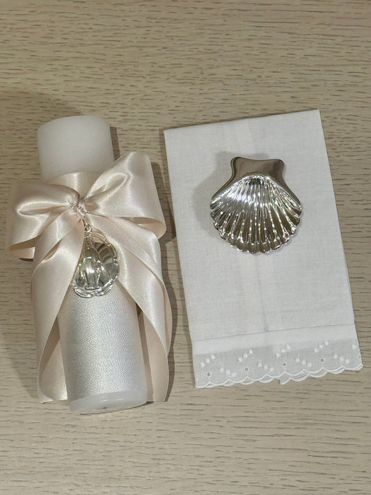Set de Bautizo con Medalla de la Virgen Milagrosa