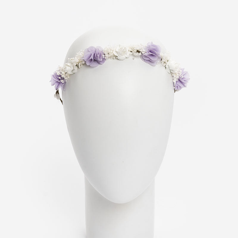 Corona flores Letizia - Lila