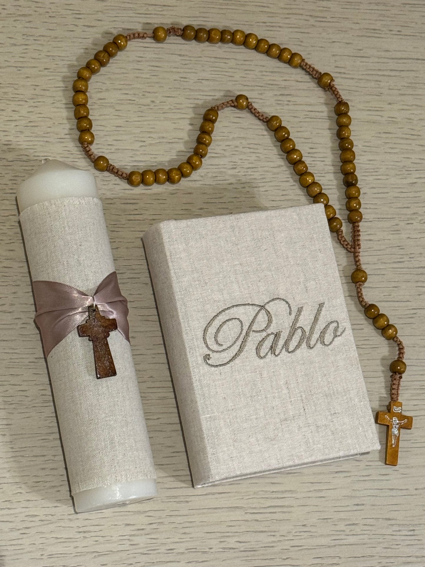 Set de Primera Comunión Cruz - Personalizado
