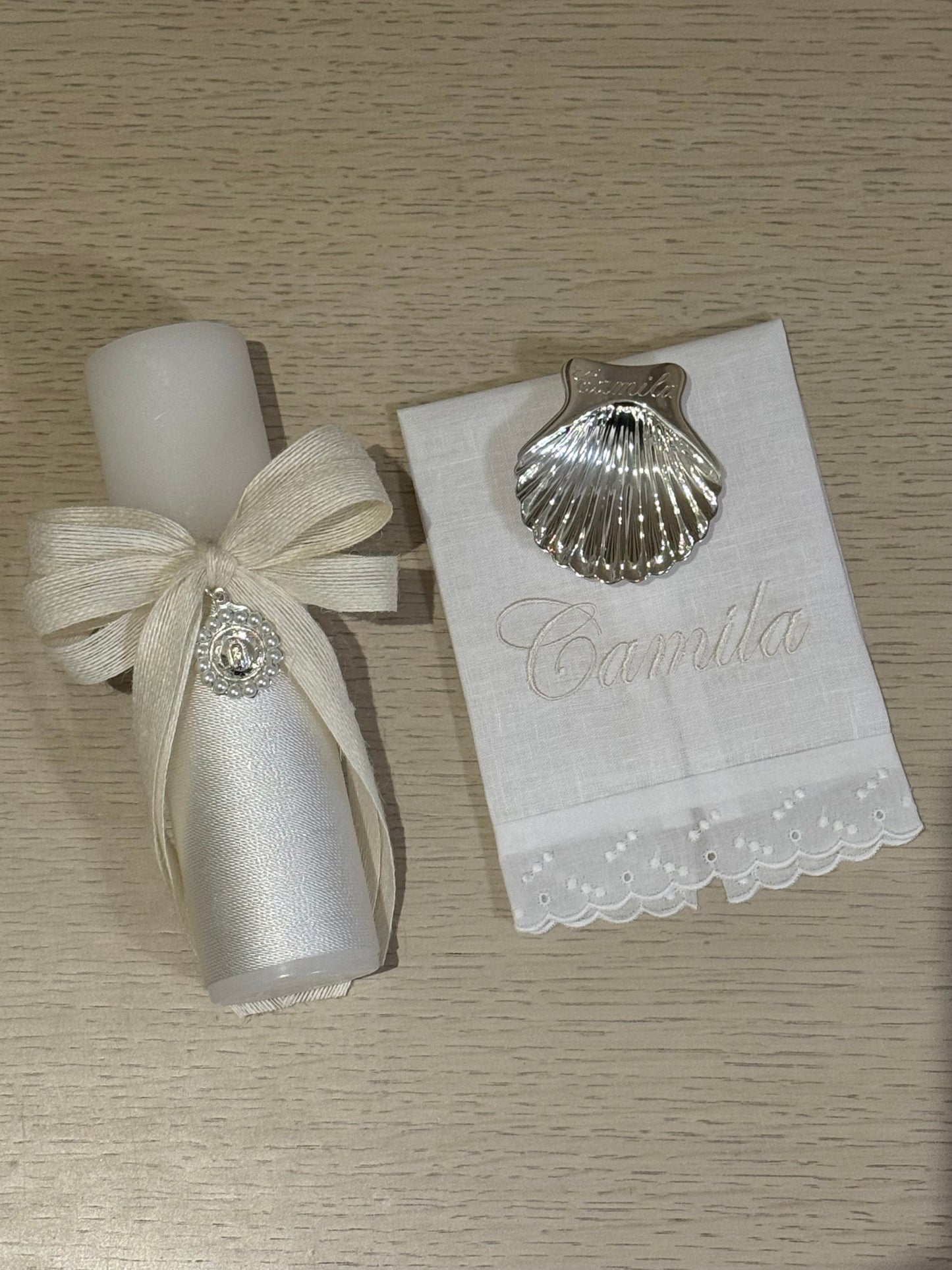 Set de Bautizo con Medalla de la Virgen de Guadalupe - Personalizado