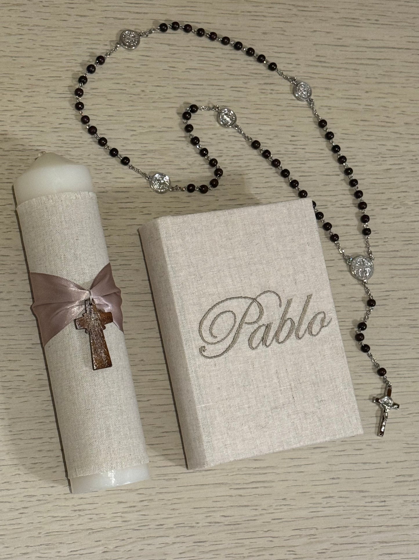 Set de Primera Comunión Cruz - Personalizado