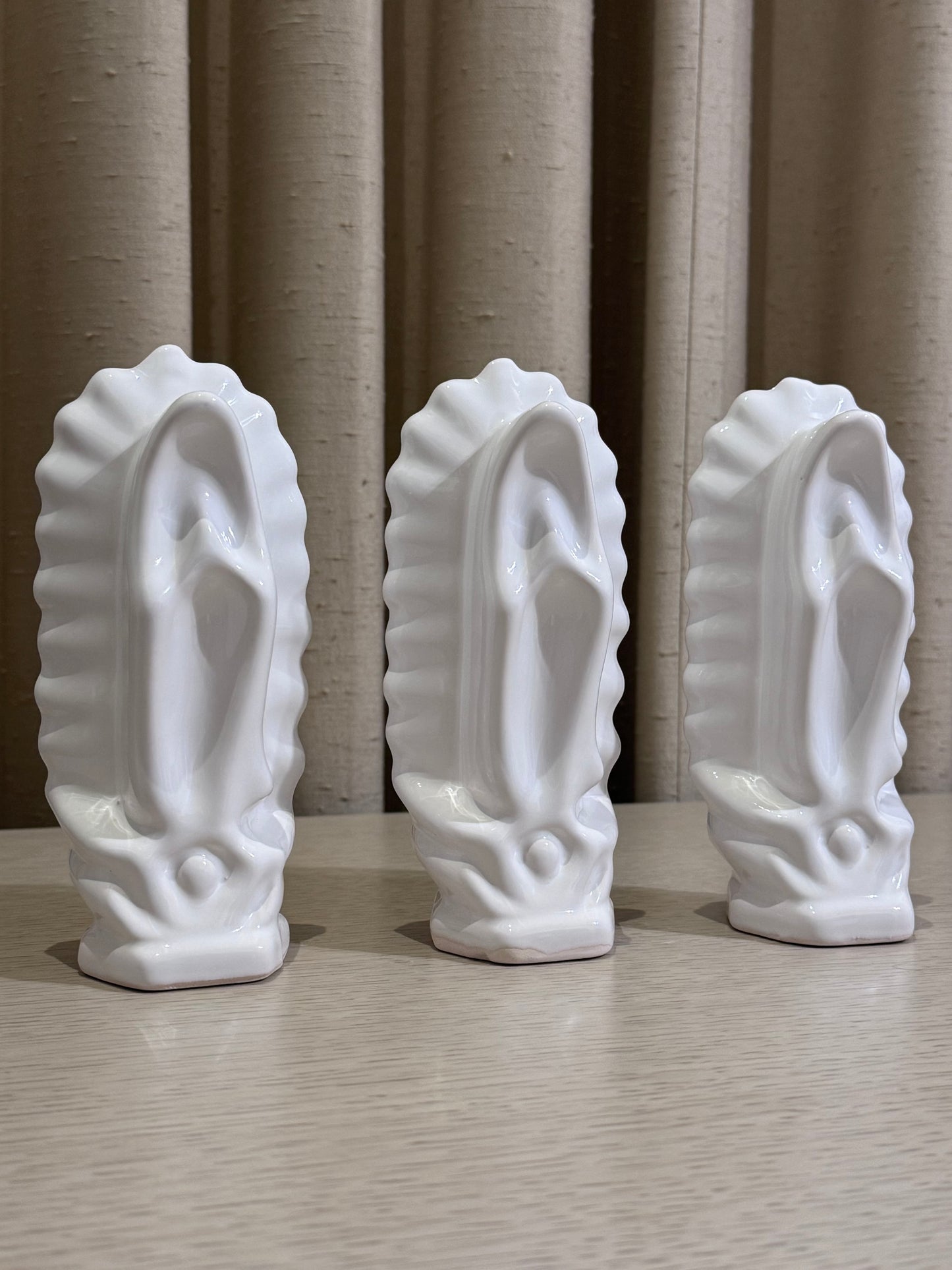 Virgen de Guadalupe de Cerámica 18 cm / Paquete de 10 piezas