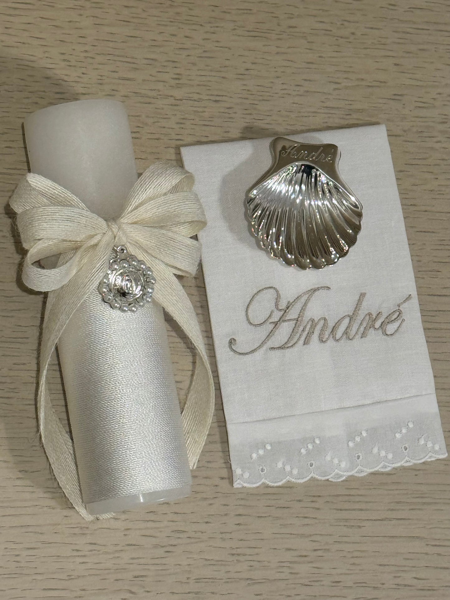 Set de Bautizo con Medalla de la Virgen de Guadalupe - Personalizado