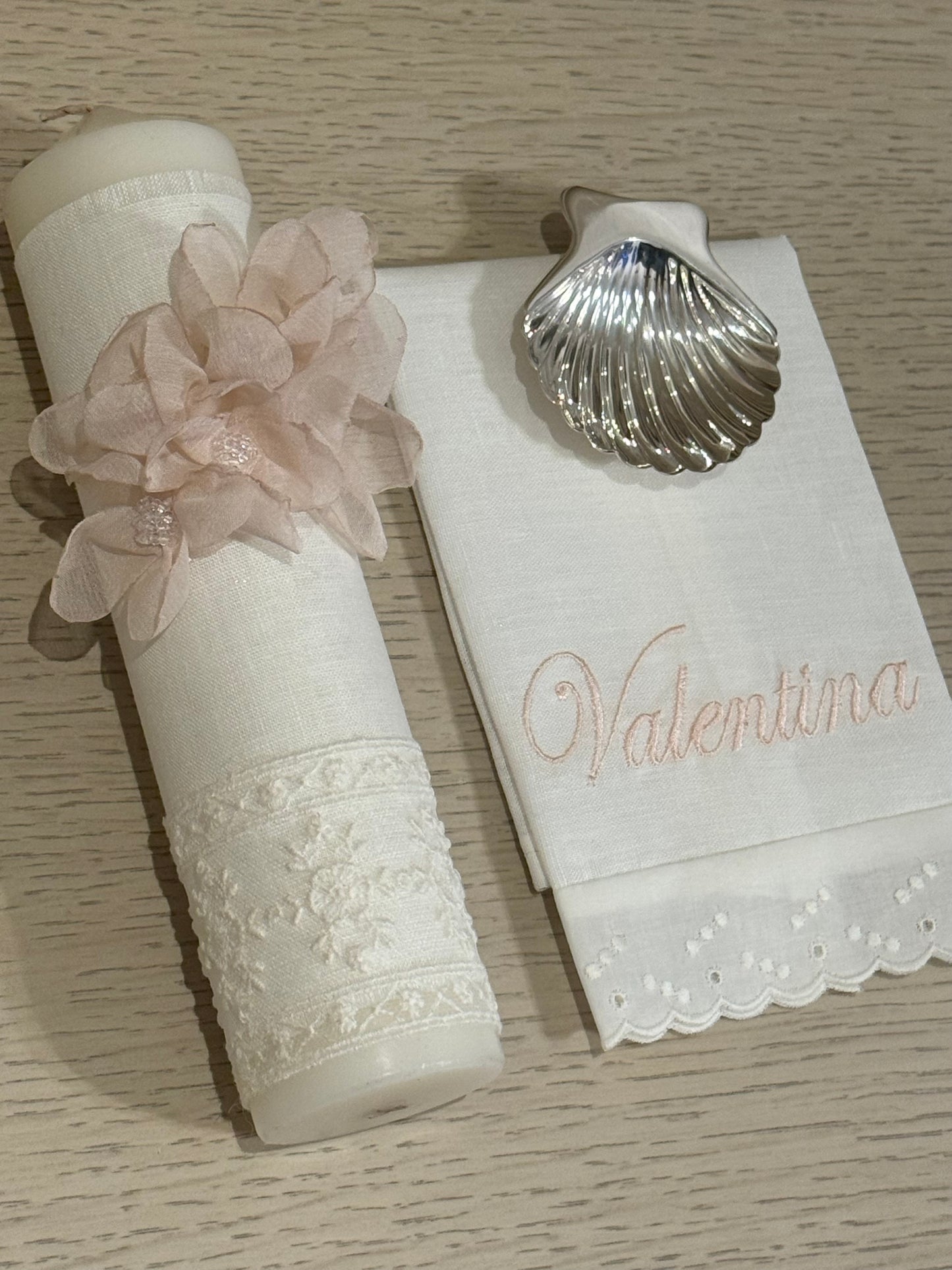 Kit de Bautizo Flores - Personalizado