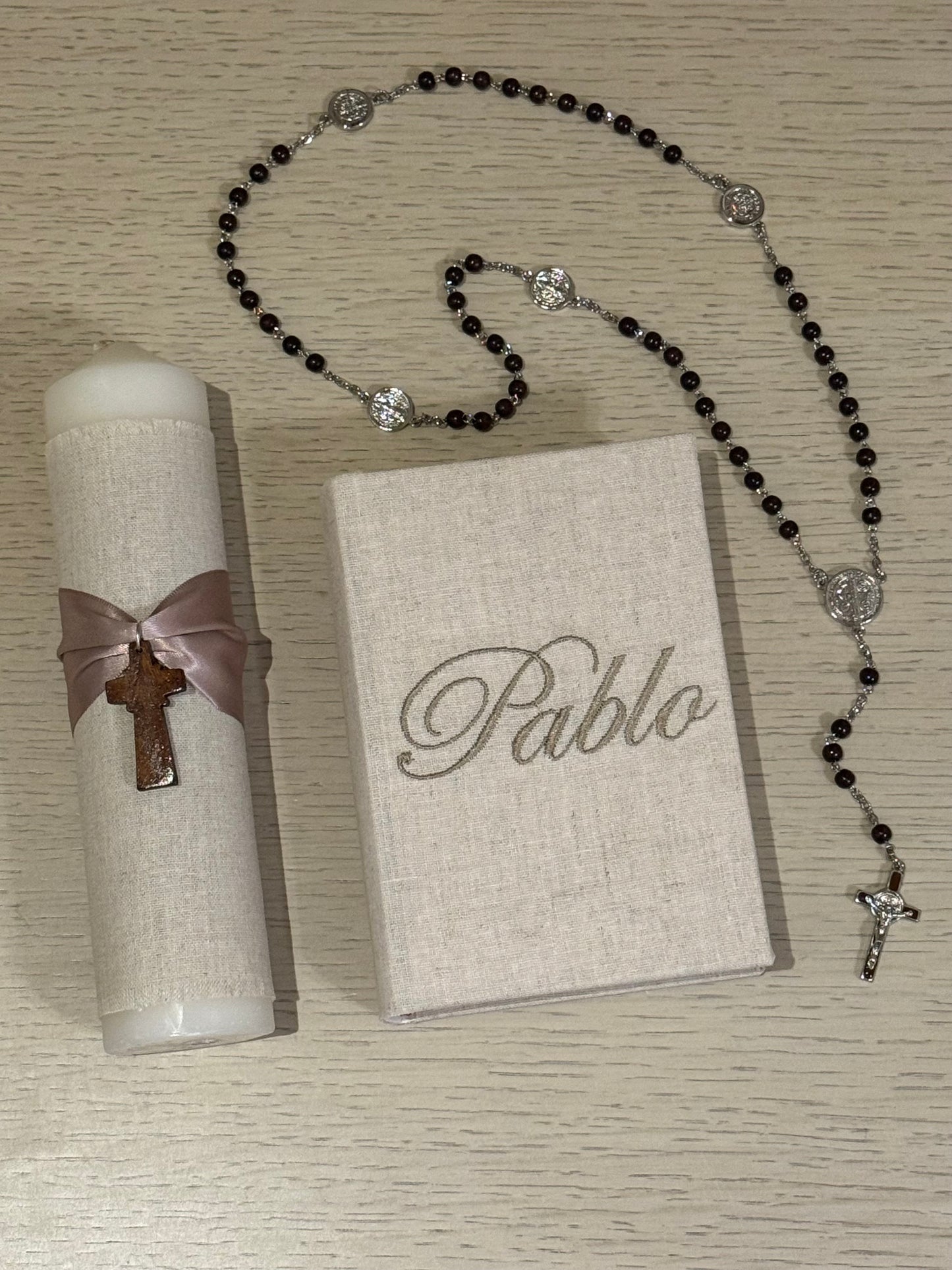 Set de Primera Comunión Cruz - Personalizado