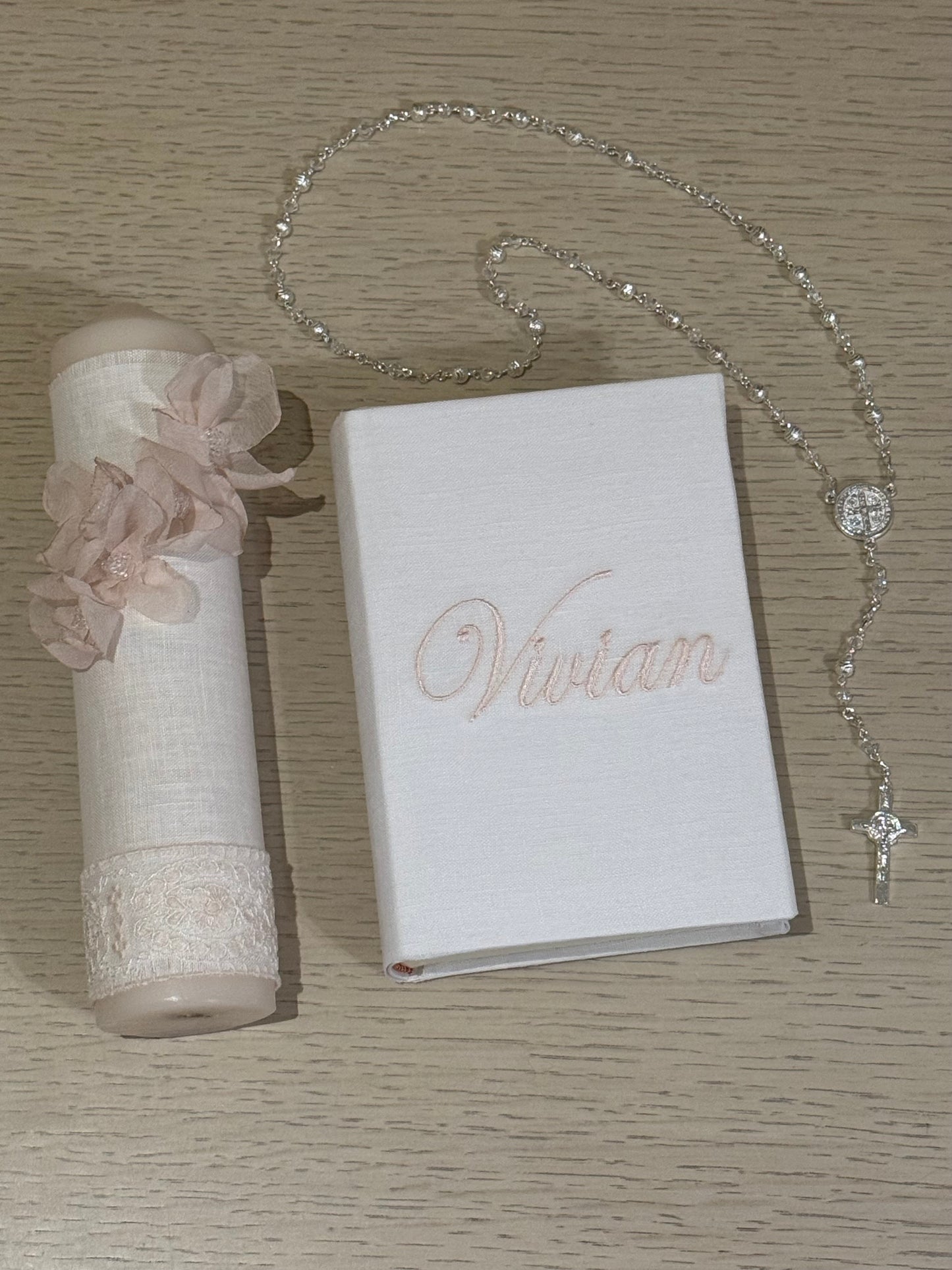 Set de Primera Comunión Flores - Personalizado