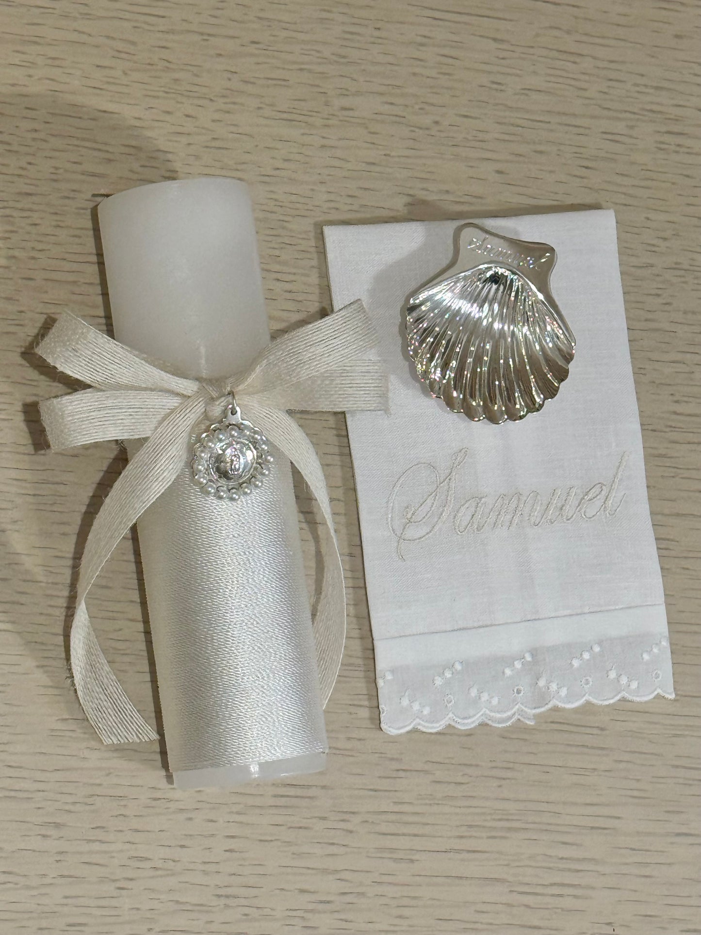 Set de Bautizo con Medalla de la Virgen de Guadalupe - Personalizado