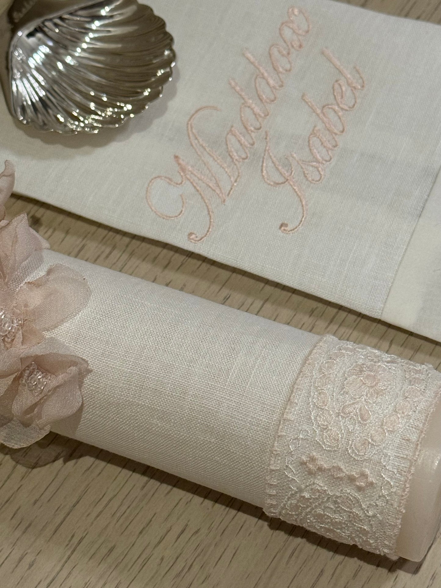 Set de Bautizo Flores - Personalizado