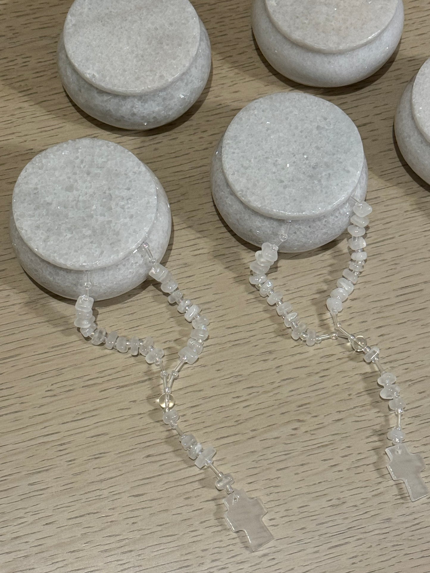 Alhajero de Mármol y Rosario de Ónix / Paquete de 10 piezas