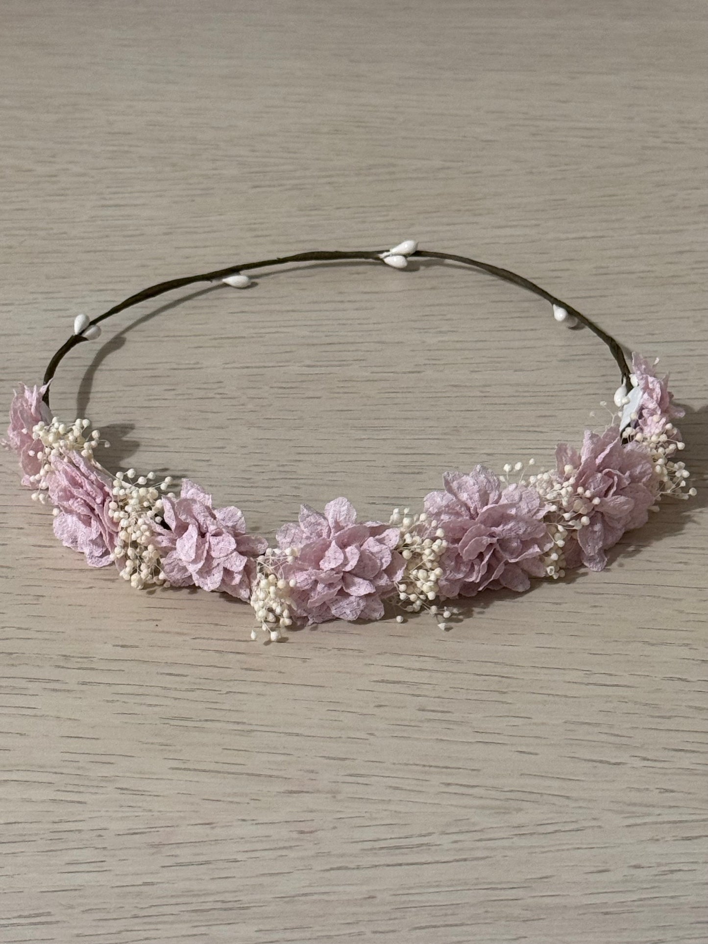 Corona flores Cloe - Rosa