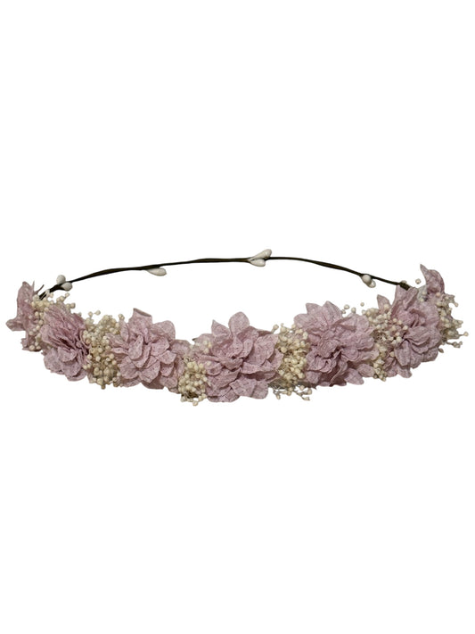 Corona flores Cloe - Rosa