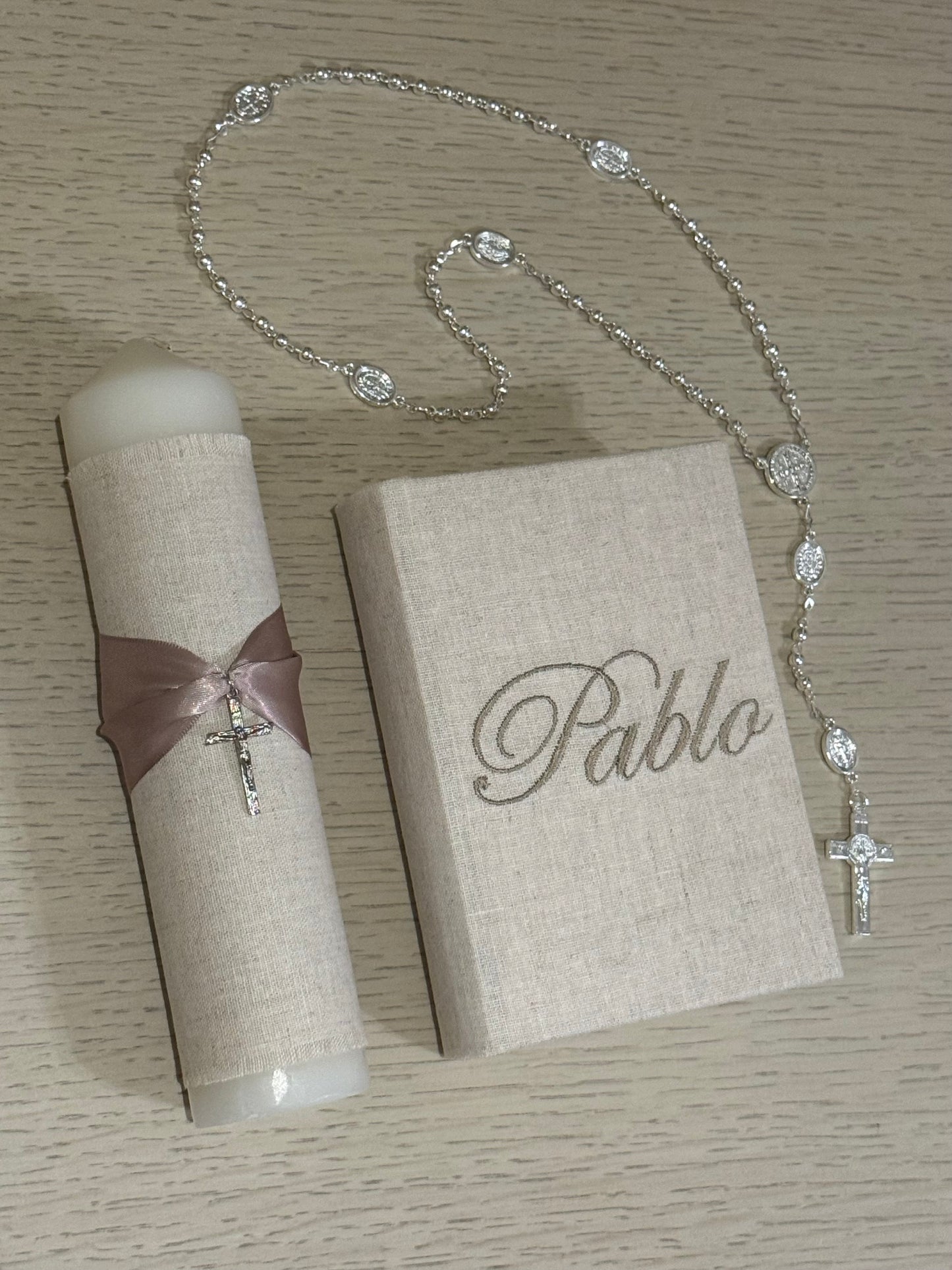 Set de Primera Comunión Cruz - Personalizado