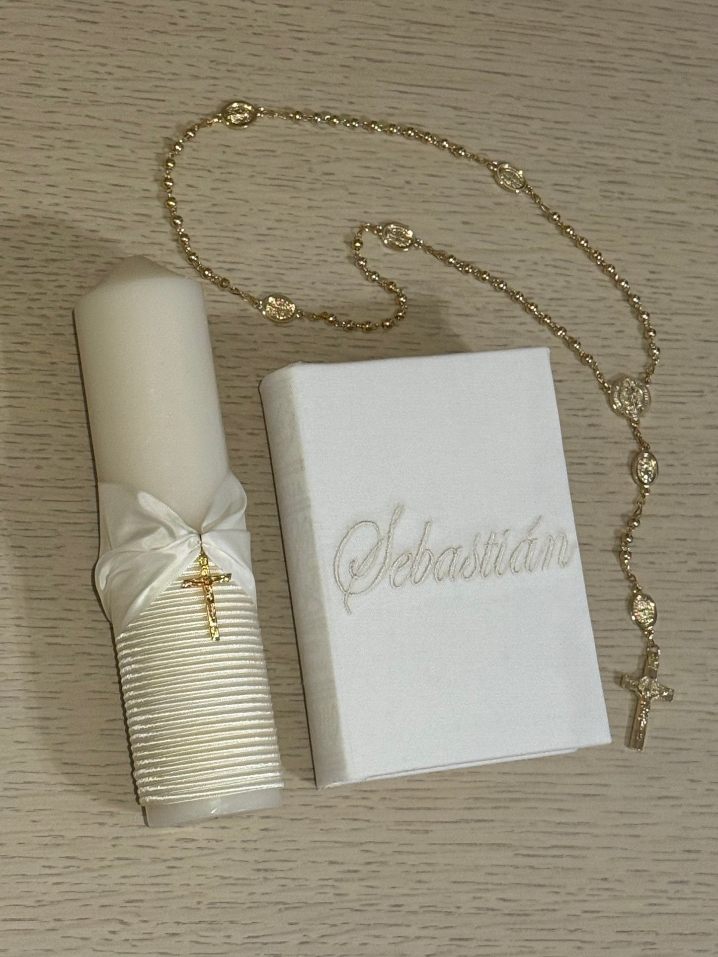 Set de Primera Comunión Cruz - Personalizado