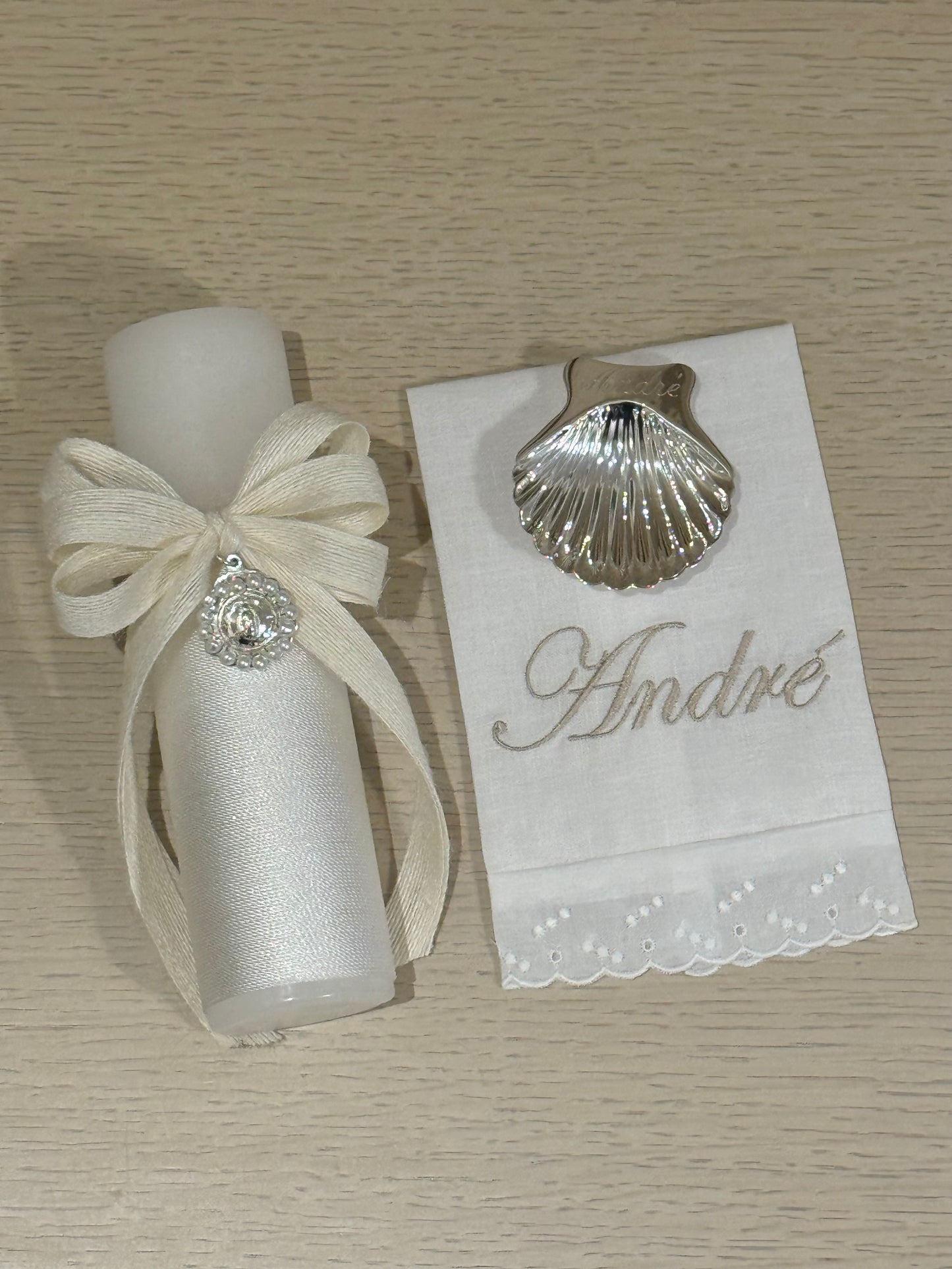 Set de Bautizo con Medalla de la Virgen de Guadalupe - Personalizado