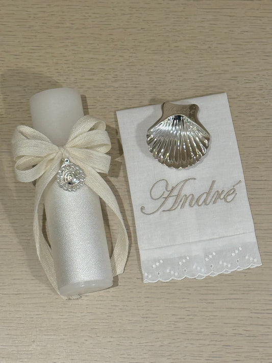 Set de Bautizo con Medalla de la Virgen de Guadalupe - Personalizado