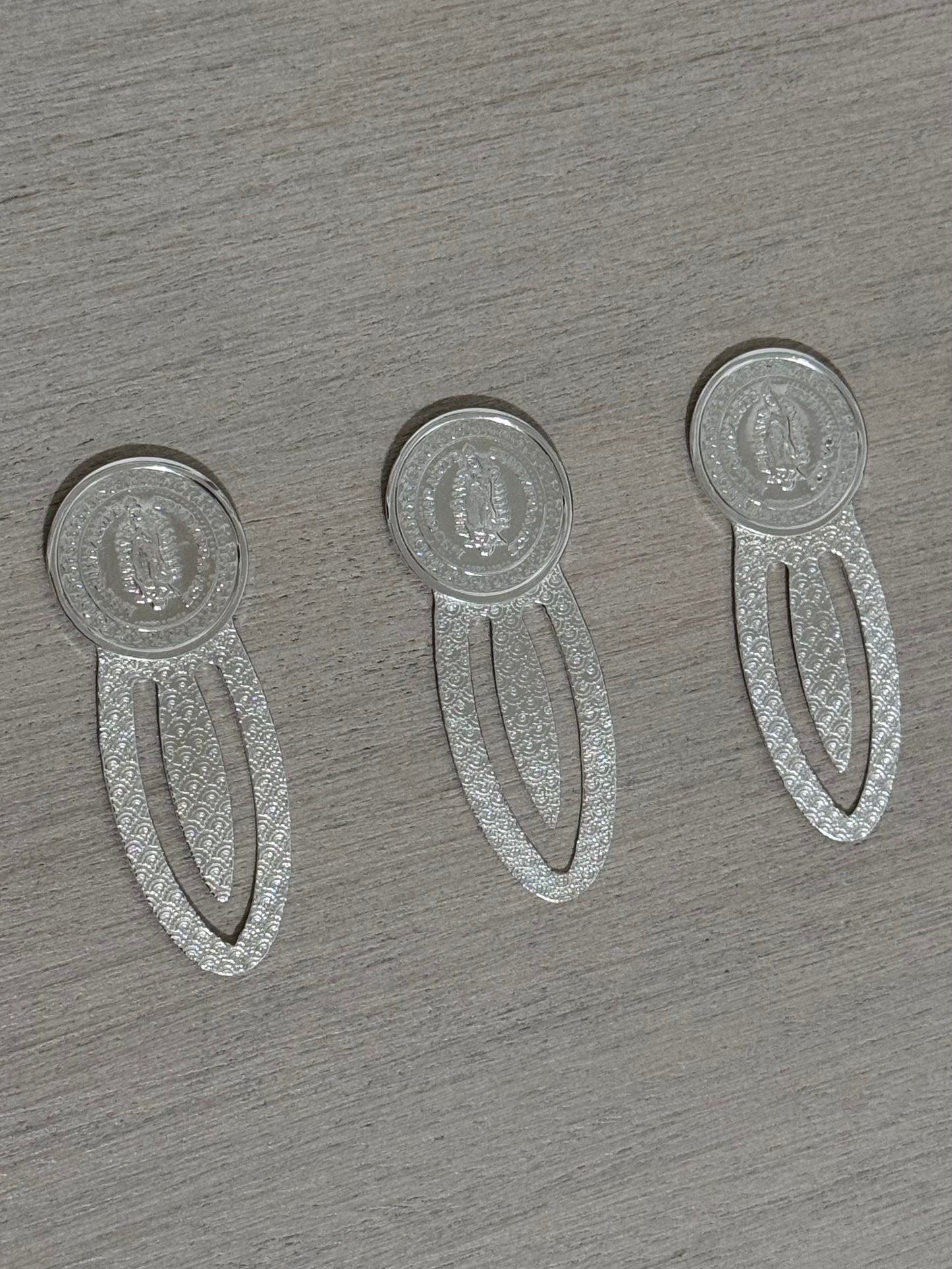 Separador de Libros Redondo Virgen de Guadalupe / Paquete de 10 piezas