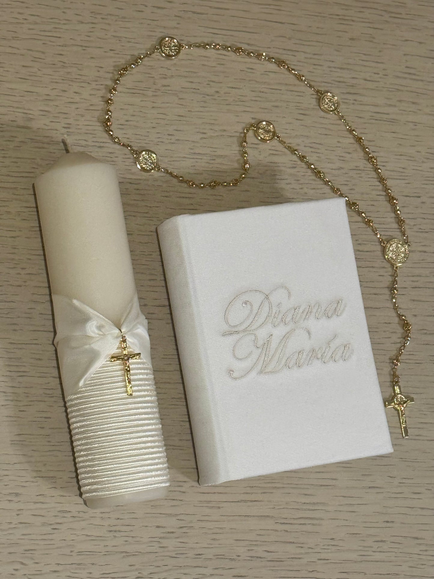 Set de Primera Comunión Cruz - Personalizado