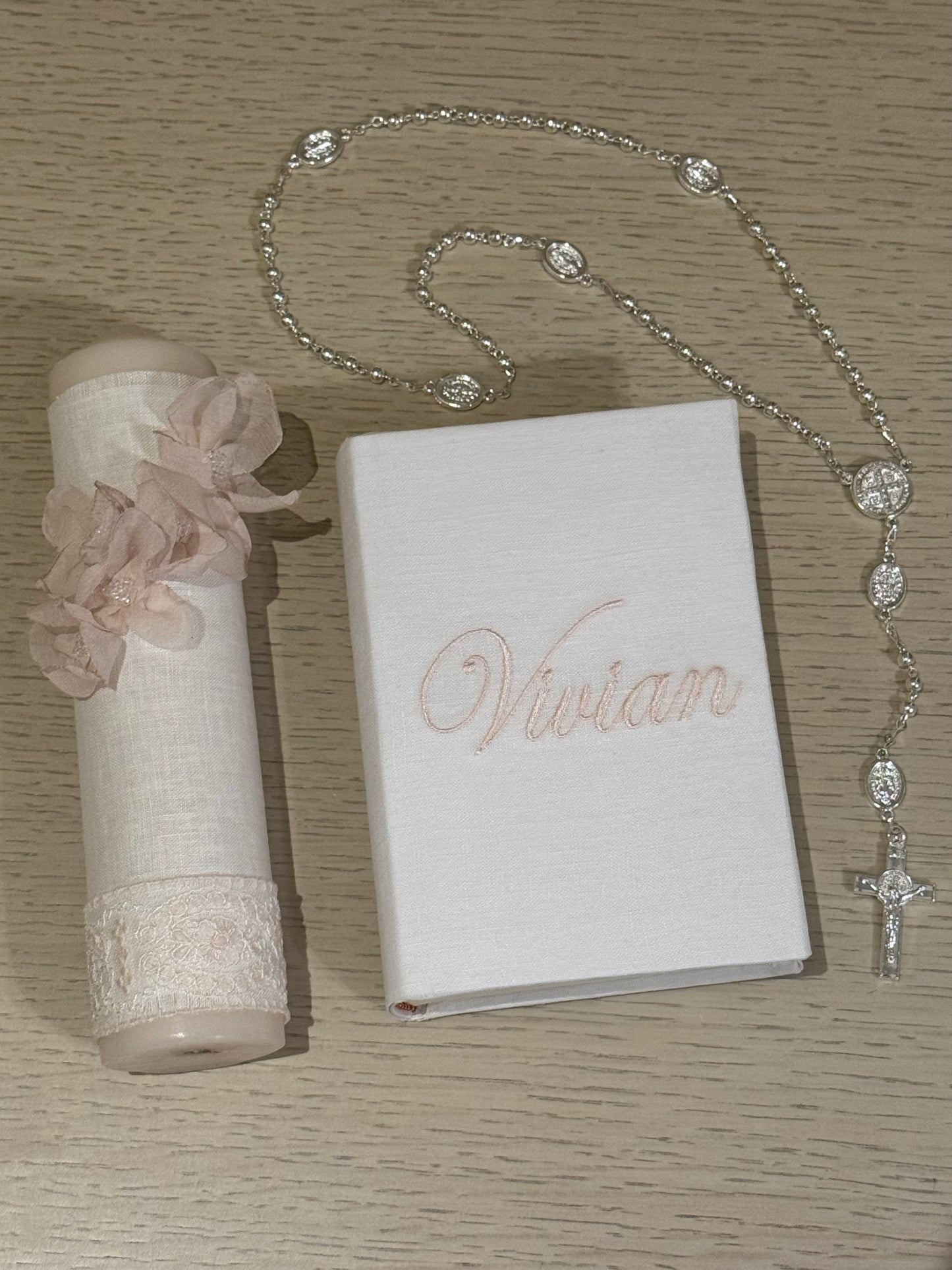 Set de Primera Comunión Flores - Personalizado