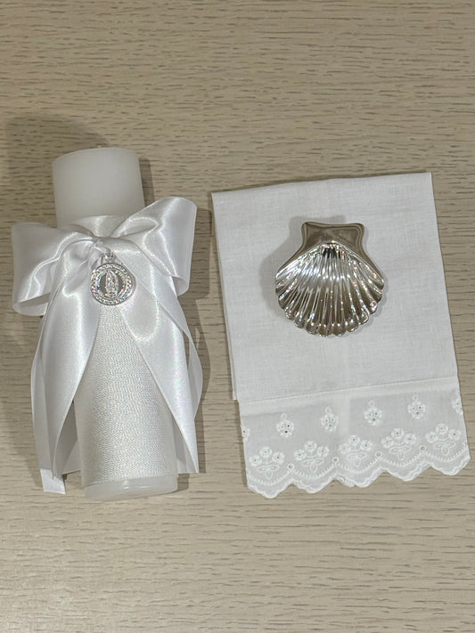 Set de Bautizo con Medalla de la Virgen de Guadalupe