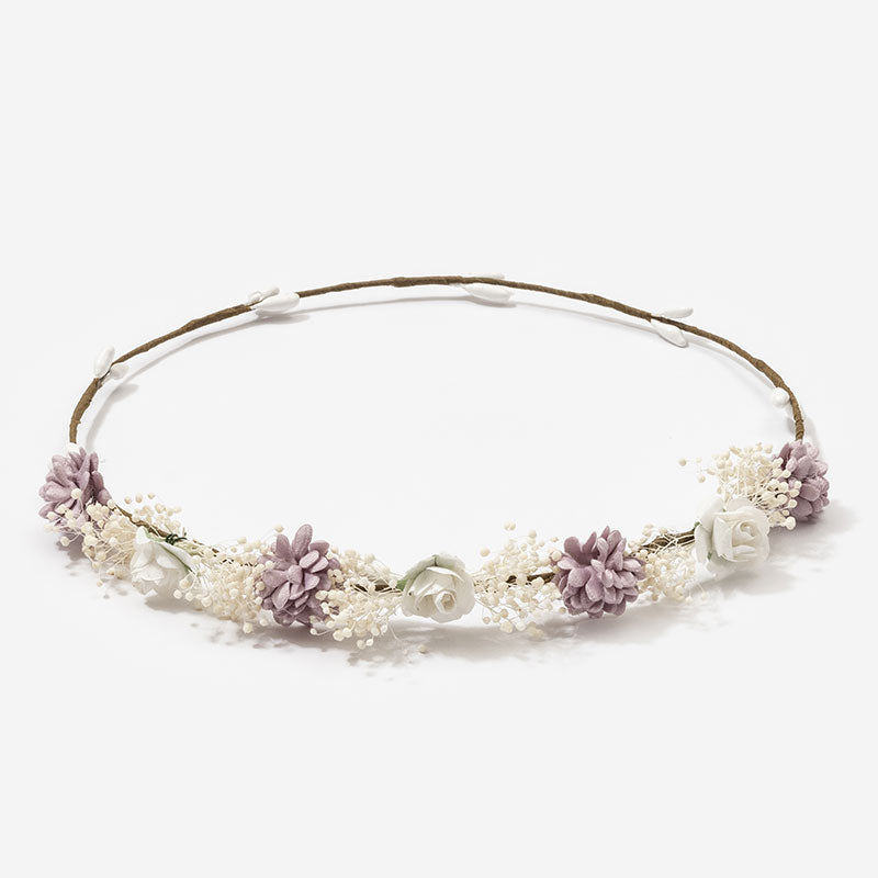 Corona flores Matilda - Lila