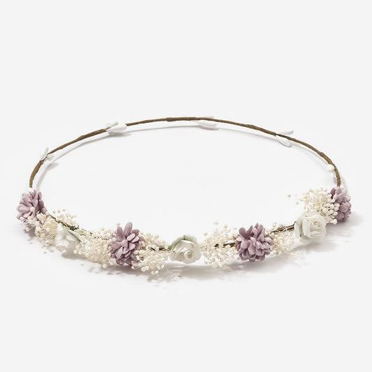 Corona flores Matilda - Lila