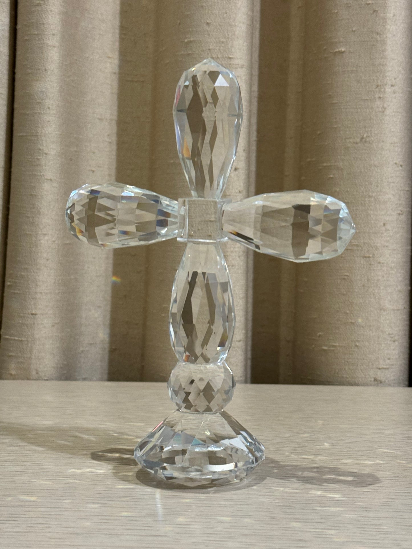 Cruz de Cristal 19 cm