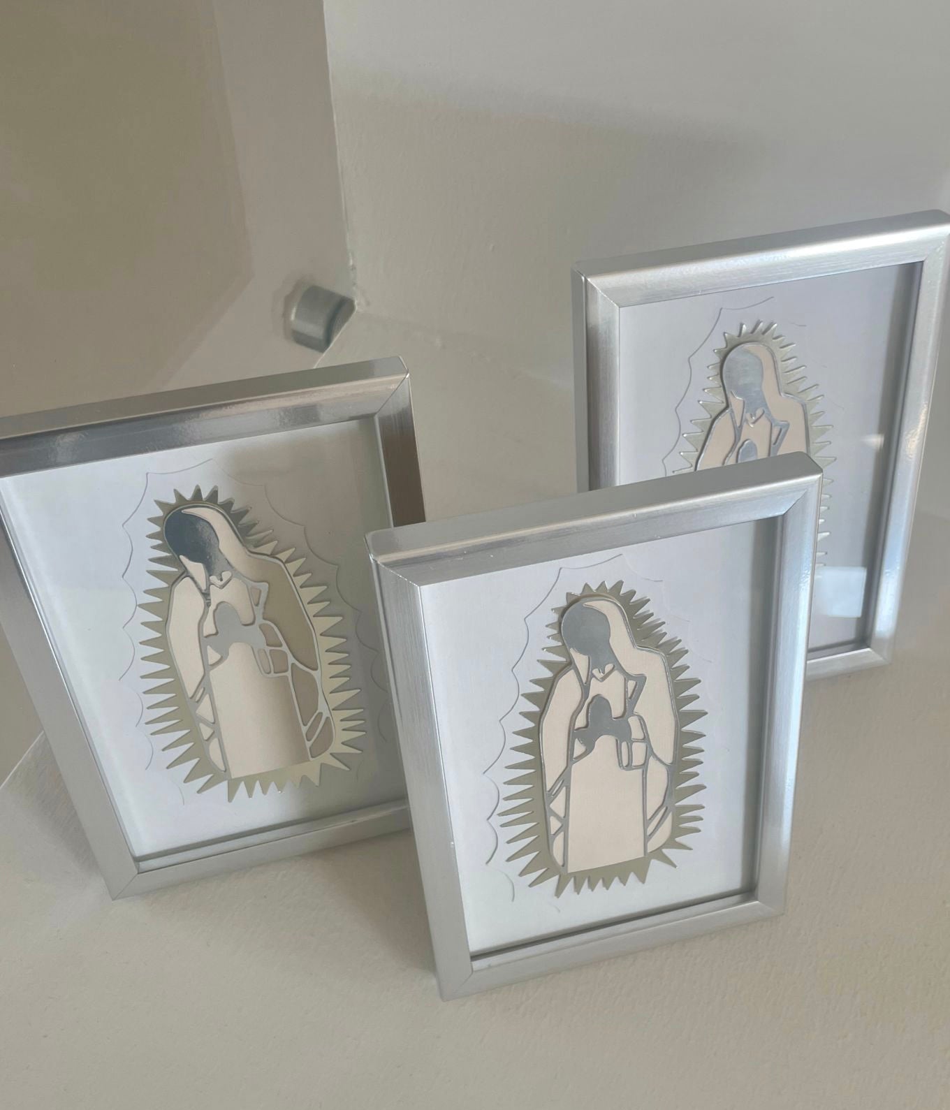 Cuadro de Virgen de Guadalupe en Papel 6 x 8"/ Paquete de 10 piezas