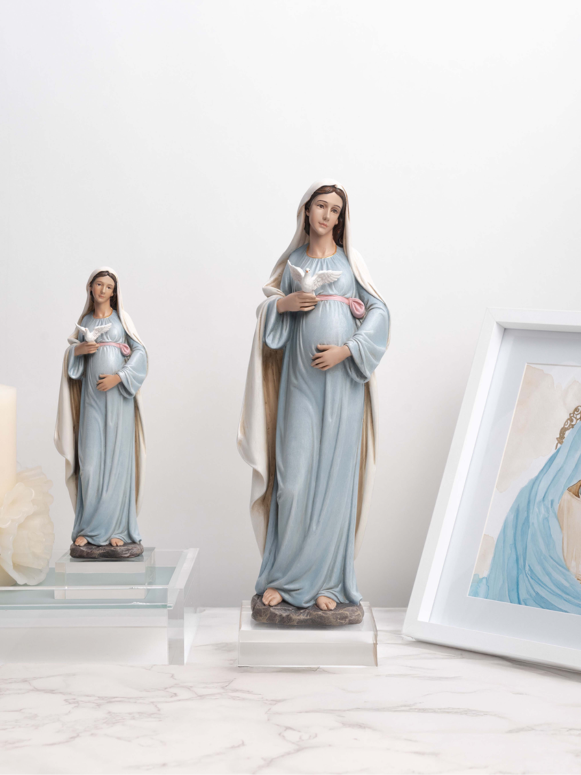 Virgen de la Dulce Espera 35 cm