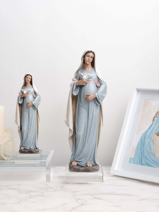 Virgen de la Dulce Espera 35 cm