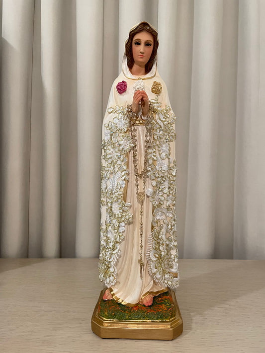 Virgen Rosa Mística 50 cm